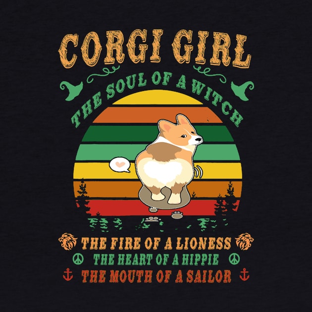 Corgi Girl - Witch - Lioness - Hippie - Sailor (94) by Drakes